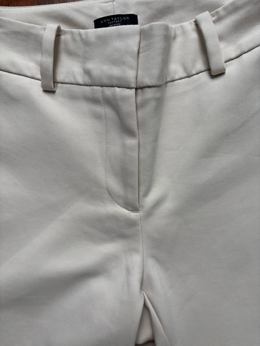 Ann Taylor Cream Pants - Picture 5 of 12